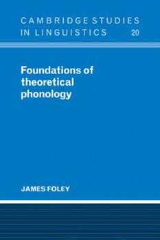 Paperback Foundations of Theoretical Phonology Book