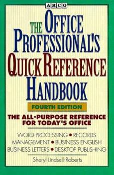 Paperback Office Professional's Quick Reference Handbook Book