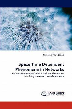 Paperback Space Time Dependent Phenomena in Networks Book