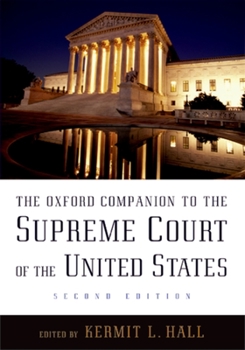 Hardcover The Oxford Companion to the Supreme Court of the United States Book