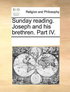 Paperback Sunday reading. Joseph and his brethren. Part IV. Book