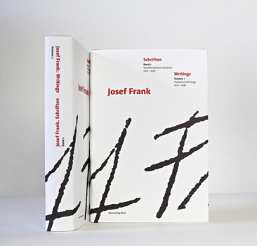 Hardcover Josef Frank Writings: Volumes 1-2 Book