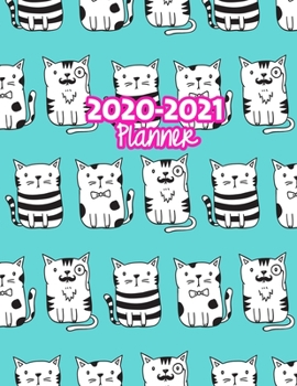 2020-2021 Planner: Two Year Calendar Organizer and Goal Journal | January 2020 - December 2021 Daily, Weekly and Monthly Planner Book with Back Sticker Expression Wall for 2 Years | Design Code 939893