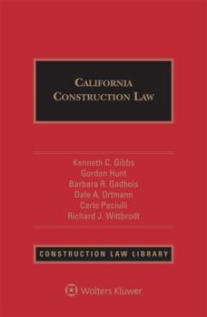 Hardcover California Construction Law Book