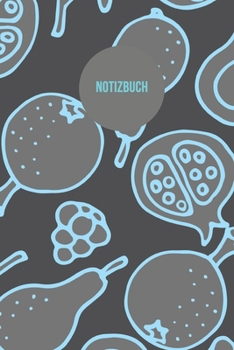 Notizbuch: Punktraster A5 Granatapfel T�rkis Heft f�r Notizen Lettering Skizzen Dot Grid Journal Gepunktetes Tagebuch 120 Seiten mit Punktpapier