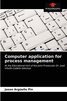 Paperback Computer application for process management Book