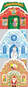 Board book Santa Street Chunky Set: Santa's Workshop, Snowflake House, Gingerbread House Book