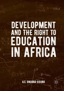 Paperback Development and the Right to Education in Africa Book