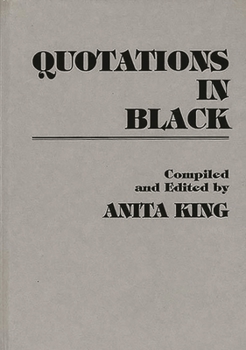Hardcover Quotations in Black Book