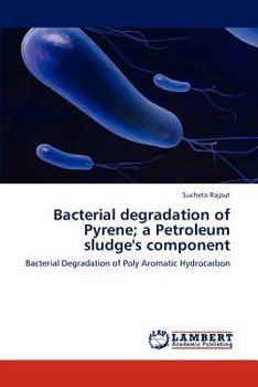 Paperback Bacterial degradation of Pyrene; a Petroleum sludge's component Book