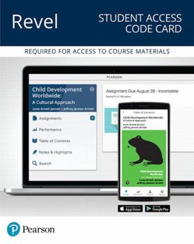 Printed Access Code Revel for Child Development Worldwide: A Cultural Approach -- Access Card Book