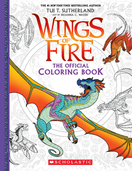 Paperback Official Wings of Fire Coloring Book