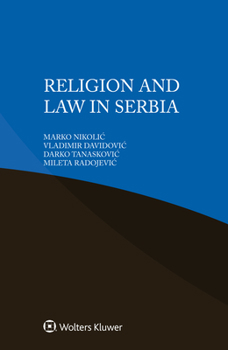 Paperback Religion and Law in Serbia Book
