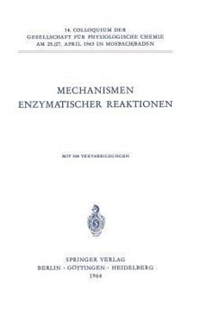 Paperback Mechanismen Enzymatischer Reaktionen [German] Book