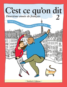 Paperback C'Est Ce Qu'on Dit: Deuxième Année de Français, Student's Edition [French] Book