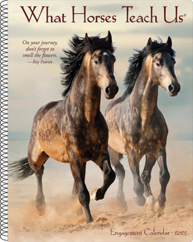 Calendar What Horses Teach Us 2022 Engagement Calendar, Spiral Planner Book