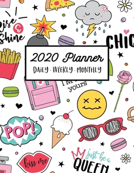 2020 Planner: 2020 Weekly & Monthly Planner for January 2020 - December 2020 + To Do List Section, Includes Important Dates, Birthday, Goals + Notes ... 2020, Fun Planner 2020, Girly Planner 2020
