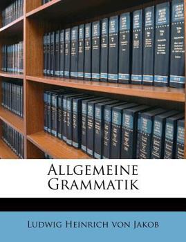 Paperback Allgemeine Grammatik [German] Book