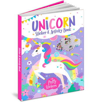 Paperback Unicorn Sticker & Activity Book - Puffy Stickers Book