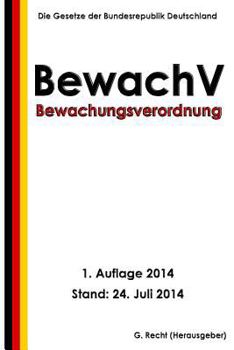 Paperback Bewachungsverordnung - BewachV [German] Book