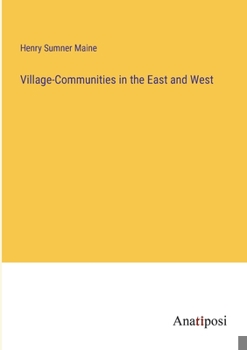 Paperback Village-Communities in the East and West Book