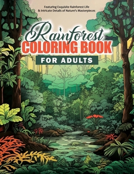 Paperback Rainforest Coloring Book