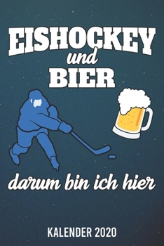 Kalender 2020: Eishockey und Bier A5 Kalender Planer für ein erfolgreiches Jahr - 110 Seiten (German Edition)
