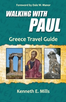 Paperback Walking With Paul Greece Travel Guide Book