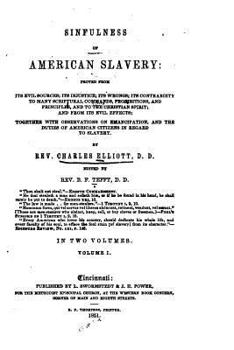 Paperback Sinfulness of American Slavery Book