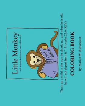 Paperback Little Monkey: Coloring Book