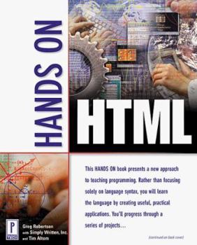 Paperback Hands On HTML Book