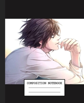 Notebook: Anime Death Note Soft Glossy Cover Graph Paper Pages Book 7.5 x 9.25 Inches 110 Pages