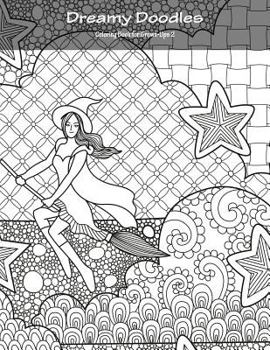 Paperback Dreamy Doodles Coloring Book for Grown-Ups 2 Book