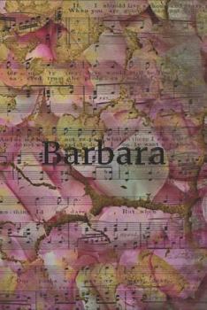 Paperback Barbara: Dot Grid Notebook Book