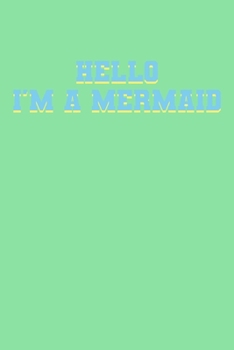 Paperback Hello Im A Mermaid: Comic Book Notebook Paper Book