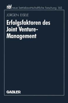 Paperback Erfolgsfaktoren Des Joint Venture-Management [German] Book