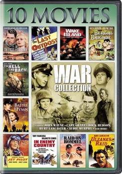DVD War 10-Movie Collection Book