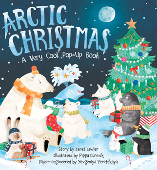 Hardcover Arctic Christmas: A Very Cool Pop-Up Book