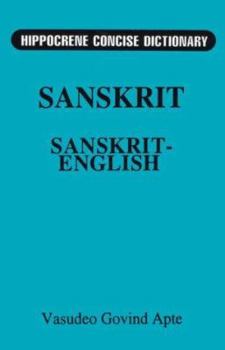 Paperback Concise Sanskrit English Dictionary Book