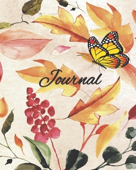 Paperback Lined Journal: 8"x10" Book