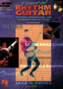 Paperback Essential Rhythm Guitar: Private Lessons Series [With CD Featuring 65 Full-Band Tracks] Book