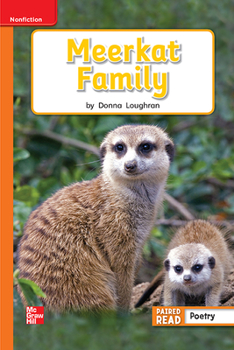 Spiral-bound Reading Wonders Leveled Reader Meerkat Family: Approaching Unit 2 Week 3 Grade 1 Book