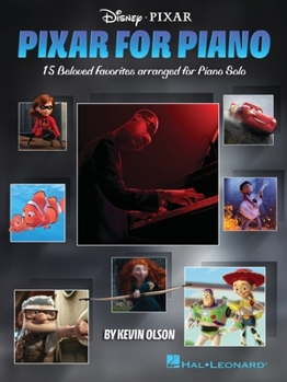 Paperback Pixar for Piano: 15 Beloved Favorites Arranged for Piano Solo by Kevin Olson Book