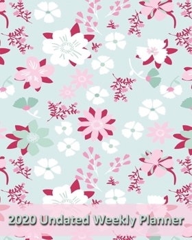 Paperback 2020 Undated Weekly Planner: a yearly planning calendar with notes, to do lists, 1-page per week spread Book