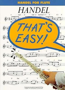 Paperback Handel for Flute (That's Easy Series) Book
