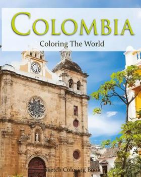 Paperback Colombia Coloring the World: Sketch Coloring Book