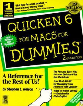 Paperback Quicken 6 for Macs for Dummies Book