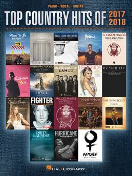 Paperback Top Country Hits of 2017-2018 Book