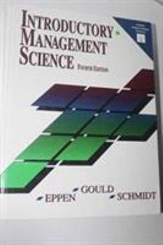 Hardcover Introductory Management Science Book