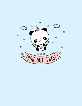 Paperback Pandicorn Unicorn Panda Notebook: A Cute Pandacorn Unipanda Notebook to Write In Book